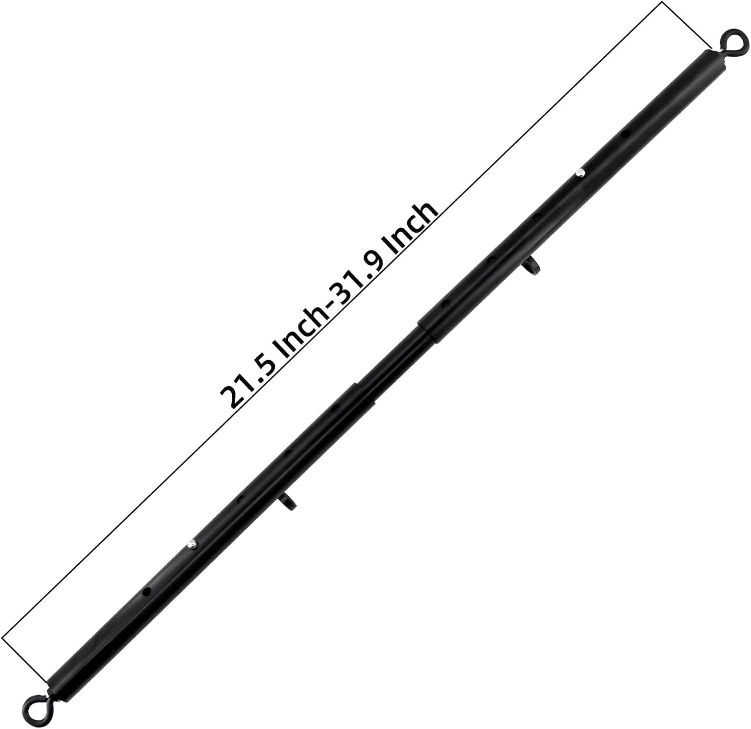 Spreader Bar Heavy Duty Stainless Steel Swiveling Bar with 4 pcs PU Cushioned Home Gym Equipment Straps for Yoga, Pilates, Fitness Training and more.