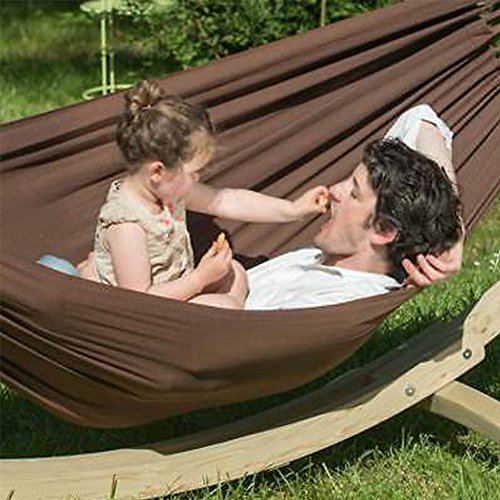 Anyoo Garden Cotton Hammock Comfortable Fabric Hammock With Tree Straps For Hanging Durable Hammock Up To 450Lbs Portable Hammock With Travel Bag,Perfect For Camping Outdoor/Indoor Patio Backyard #TOP6