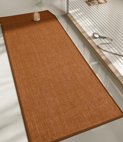 Tapis de salle de bain ultra fin et absorbant 61x43cm antidérapant