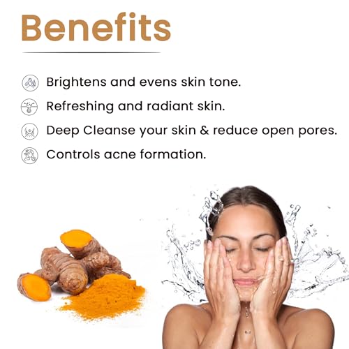 Image of Ubtan Face Wash for Tan Removal, 100ml, Balances Skin pH Level, Makes Skin Firmer & Younger