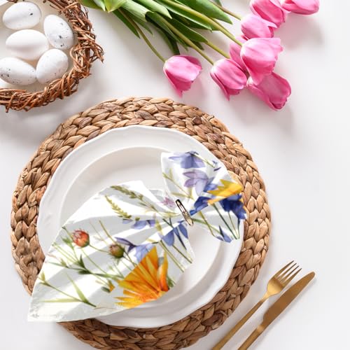 Servilletas de Tela Wild Flowers Set x6 50.5x50.5 cm miniatura 4