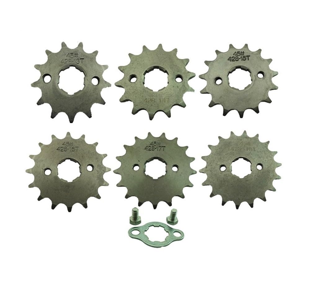 Pignon avant 428 13T évite les sauts de chaîne sur mini moto KLX110 - 3