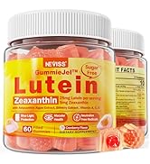 Sugar-Free 25mg Lutein &amp; Zeaxanthin Filled Gummies, 7 IN 1 Eye Vitamins with Bilberry Extract, As...