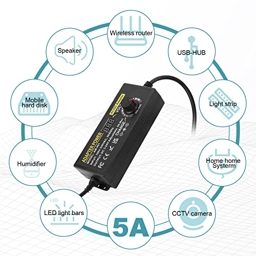 Adaptador de corriente ajustable 120W que evita la acumulación de transformadores rotos 6