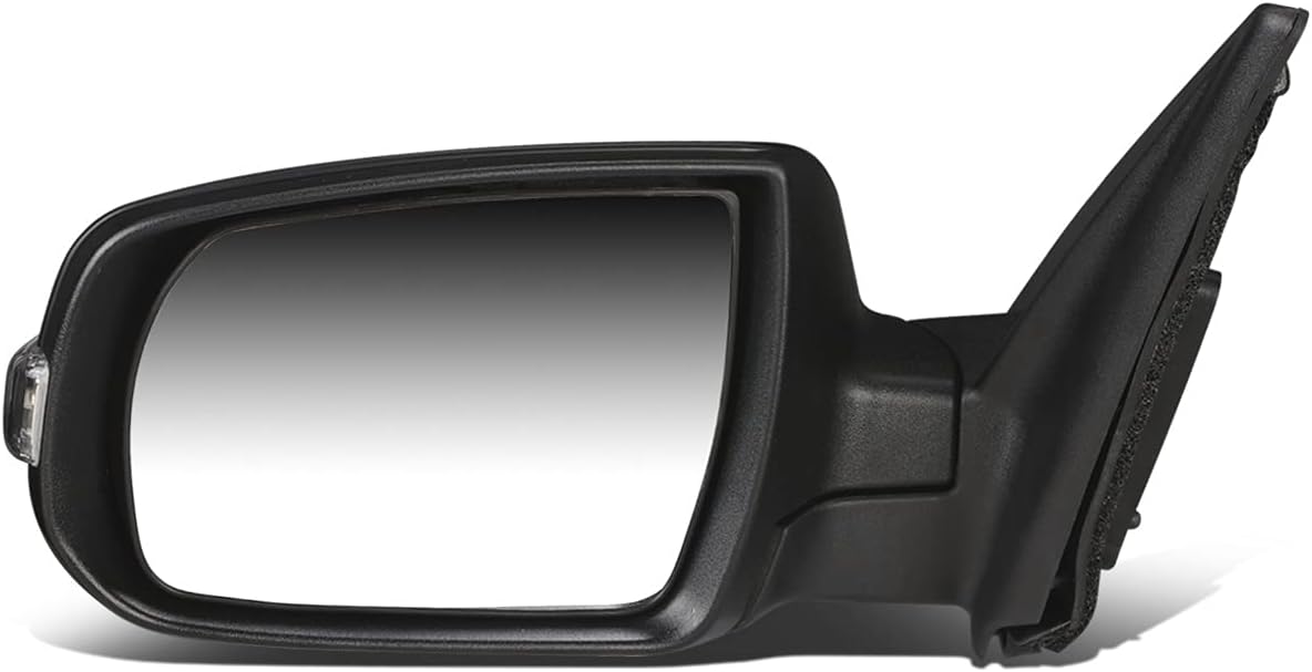 DNA Motoring OEM-MR-KI1320146 Heated Powered Adjust Left Driver Side Door View Mirror w/Turn Signal Compatible with 2011-2015 Sorento