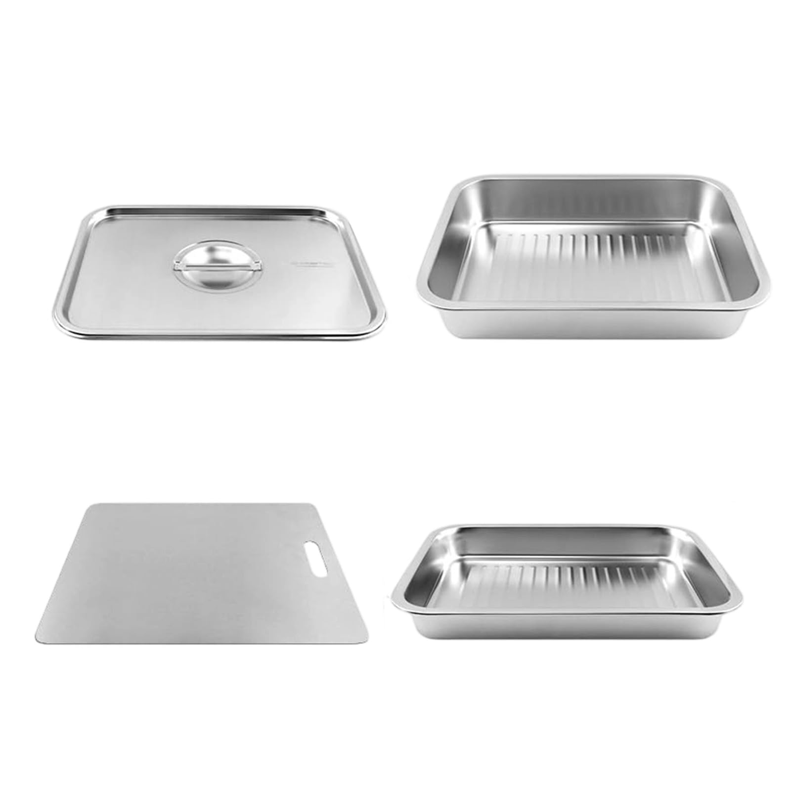 Preparazioni per grigliare Vassoio per alimenti Preparazioni e vassoi per grigliare Set di vassoi per marinare la carne Contenitore per barbecue Accessori per barbecue Accessori per barbecue