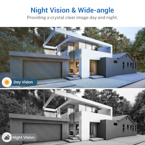 1080P Smart Video Doorbell Camera Wireless, Human Motion Detection and Instant Alerts, Night Vision, 2-Way Audio, Rechargeable Battery, Cloud Storage, Home Security System – Image 5