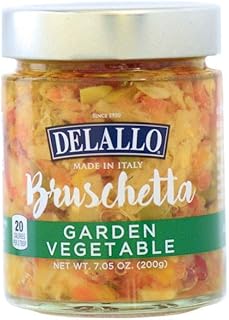 DeLallo Imported Italian Garden Vegetable Bruschetta 7.05 oz.(pack of 3)