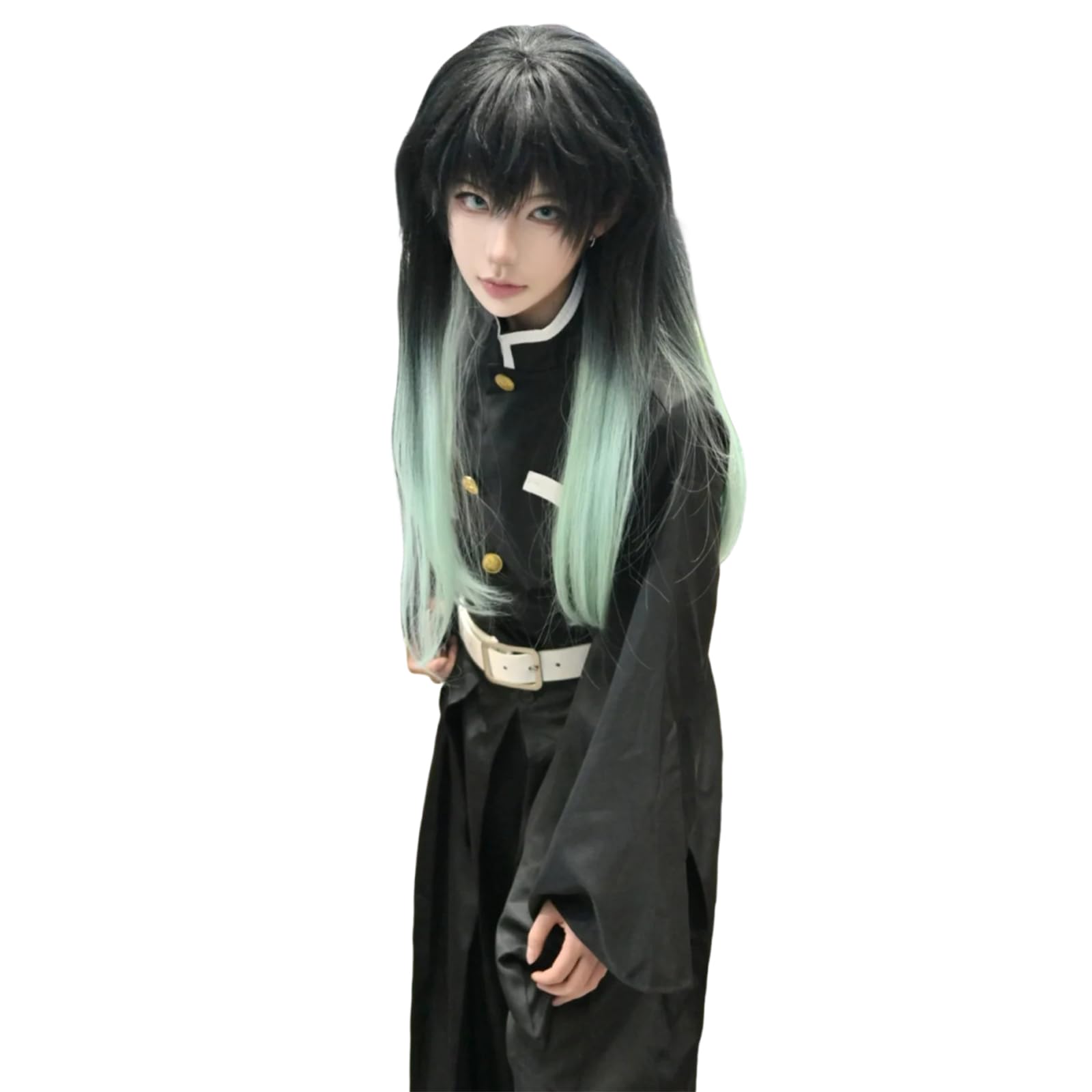 LTAKK Tokitou Muichirou Cosplay Costume Muichiro Full Set Outfit Kimono Uniform Halloween Party XL โ image 1