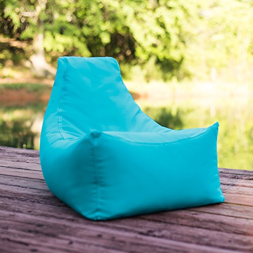 Jaxx Juniper Jr Outdoor Kids Bean Bag Chair/Childrens Garden Chair, Lagoon Blue #TOP2