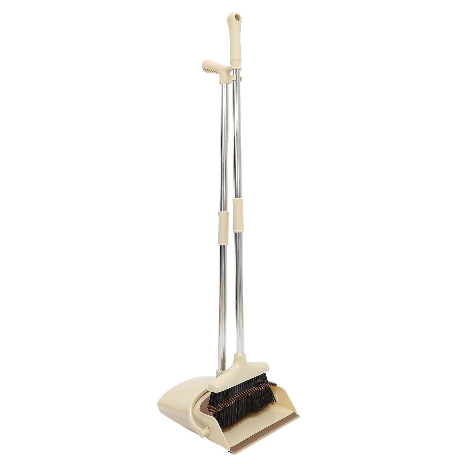 TOPBATHY Escoba y Recogedor de Limpieza para Hogar, Acero Inoxidable