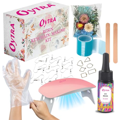 Image of Oytra UV Resin DIY Jewelry Earring Making Kit for Beginners Art and Craft in Box