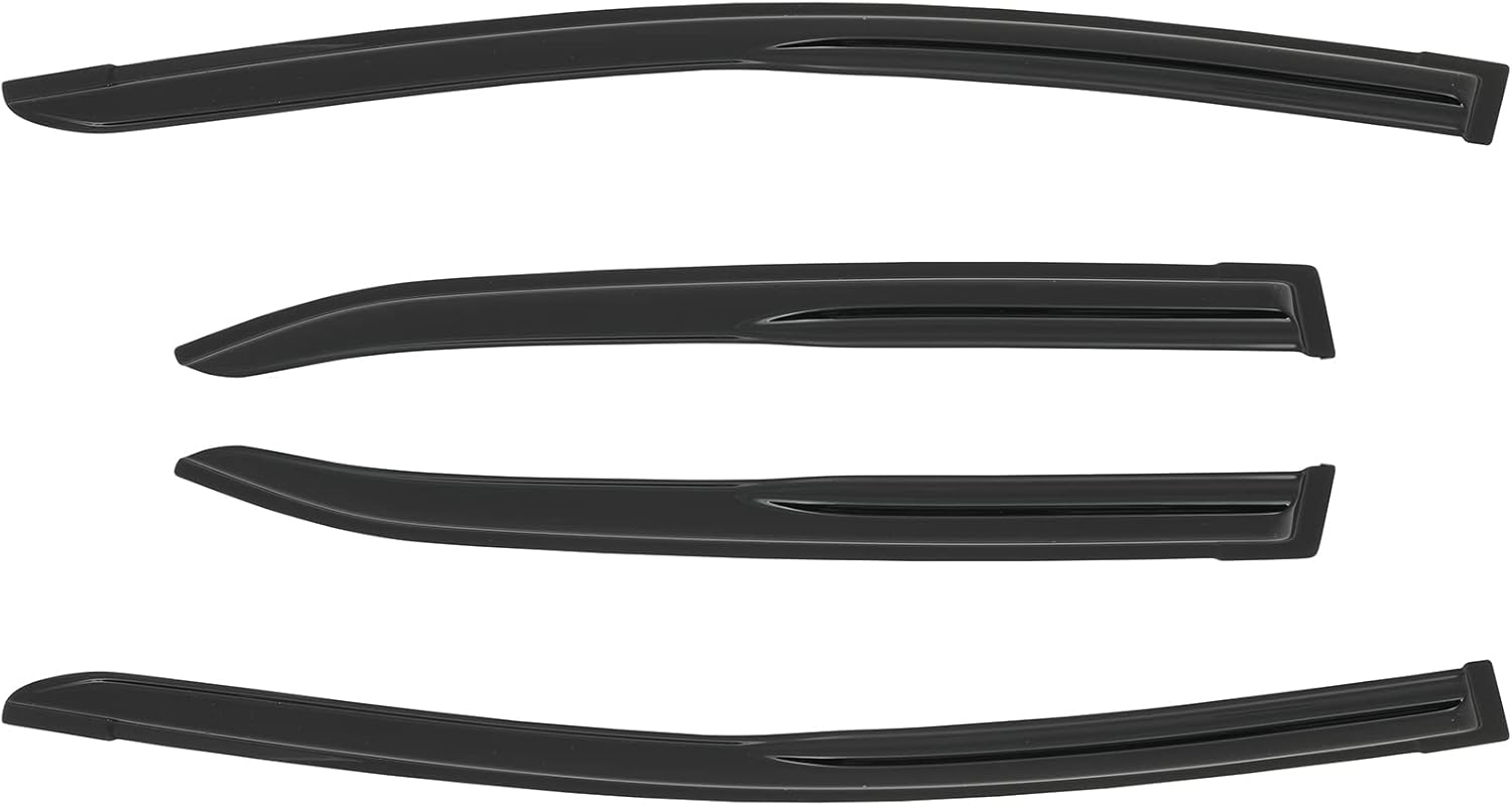 FINDAUTO Side Window Deflector Rain Guards Side Window Deflector 4-Pieces Set for 2014-2019 For Toyota For Corolla Dark Smoke