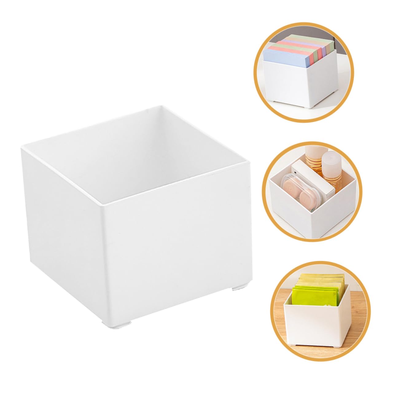 Lurrose 8stücke Memo Pad Und Organizer Für Schreibtisch Notizblock-spender Und Aufbewahrungsbox Für Büro Und Zuhause Mittlere Effektiven Büroorganisation