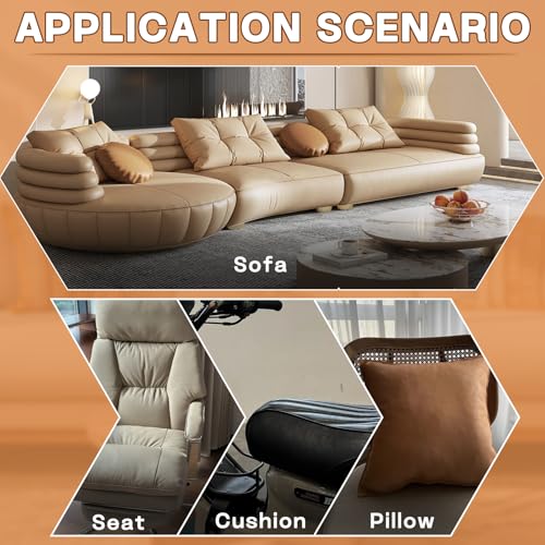 Dark Brown Self-Adhesive Leather Patch