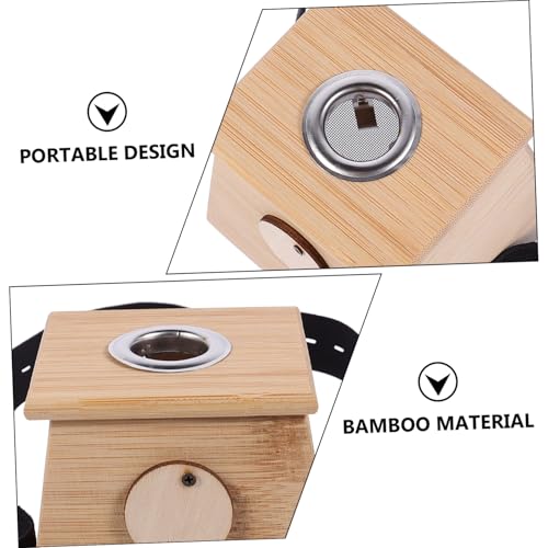 Healeved 1pc Bamboo Moxibustion Box Kit Moxa Burner Holder Single Hole Therapy Tool Handmade Moxibustion Jar Portable Heat Tank miniatura 6