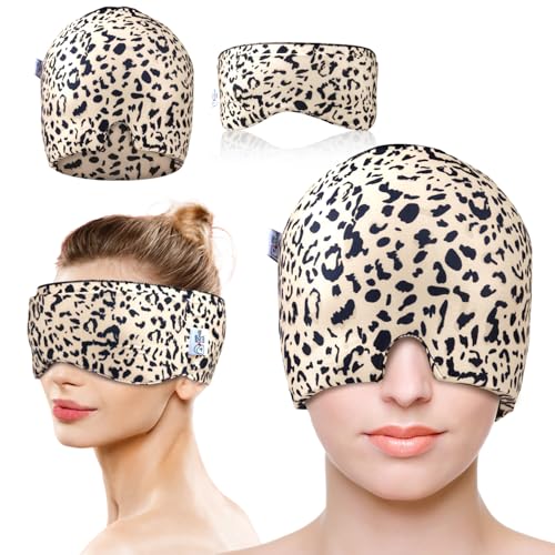 Image of ELEGAR Migraine Relief Cap - Hot & Cold Therapy Headache Cap for Migraine, Sinus & Tension Relief | Thermax Gel Ice Head Wrap for Instant Comfort & Relaxation - Reusable Migraine Cap for Men & Women - Multicolor (Migraines cap) (STAYLE A)