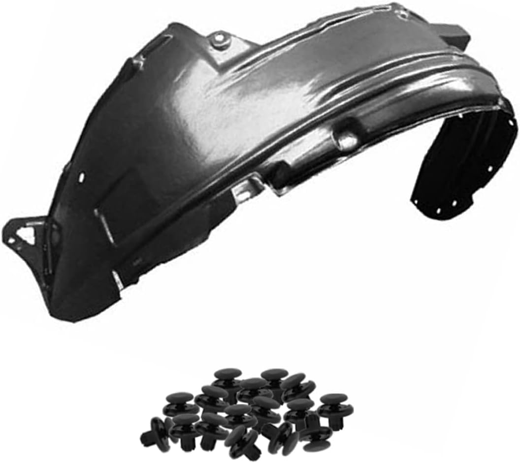 Parts N Go Fender Liner with Clips for 2007–2011 Honda CR-V Front Left