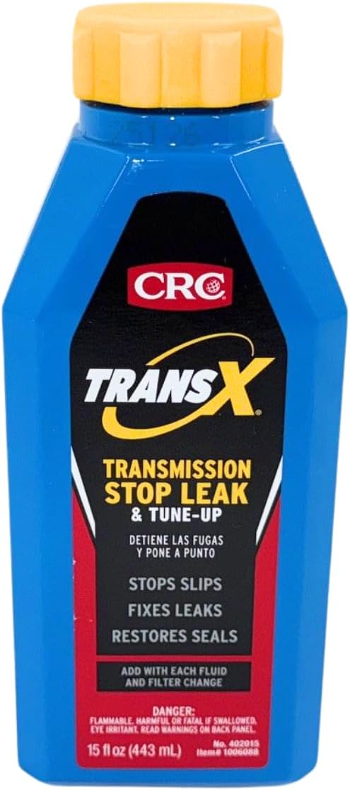 CRC 402015 K&W Trans-X Auto Transmission Stop Leak and Tune Up 15 Oz - 6 Pack