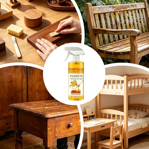 Cera de abejas para madera en spray que hidrata suelos y protege mesas frente al desgaste 5