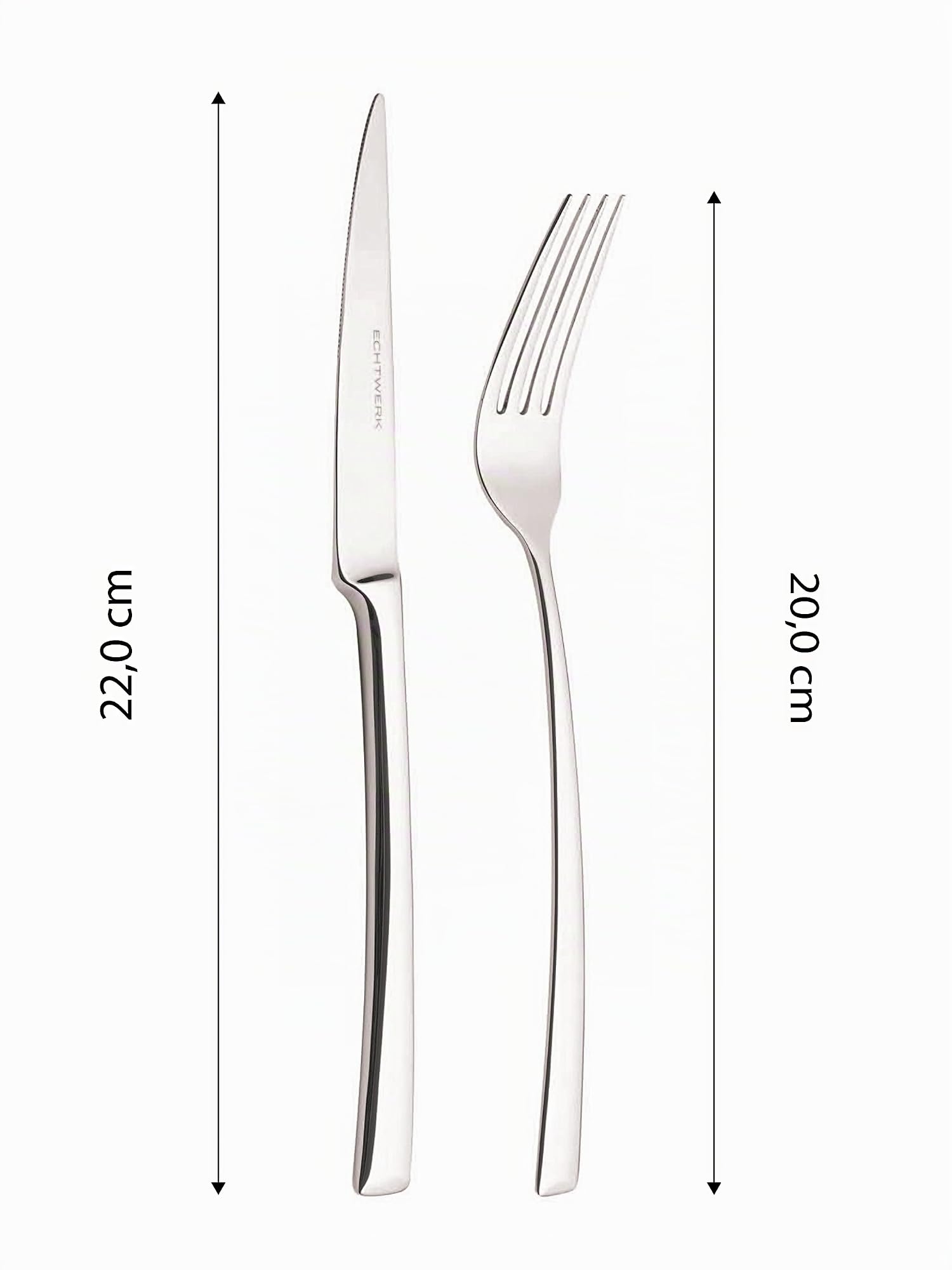 ECHTWERK Tafelbesteck Avelino, Silber Edition, 30-teilig, Essbesteck für bis zu 6 Personen, Edelstahl 18/10, hochglänzend, Hochwertiges Besteck Set, für festliche Tafeln, inkl. Aufbewahrungs-Kassette
