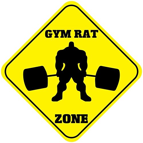 Gym Rat Zone Crossing Vinyl Decal 8
