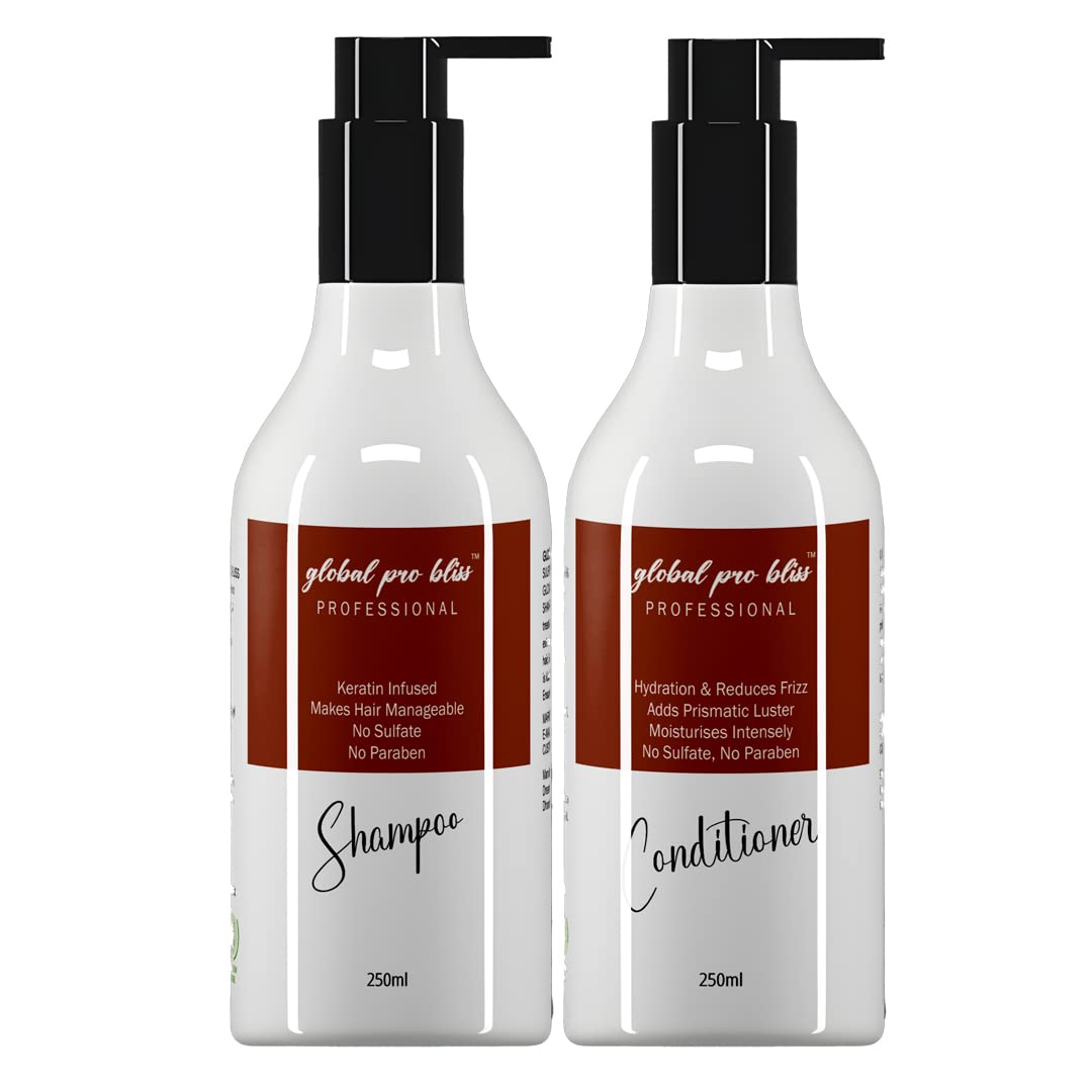 Buy Global Pro Bliss Shampoo And Conditioner For Sulphate And Paraben