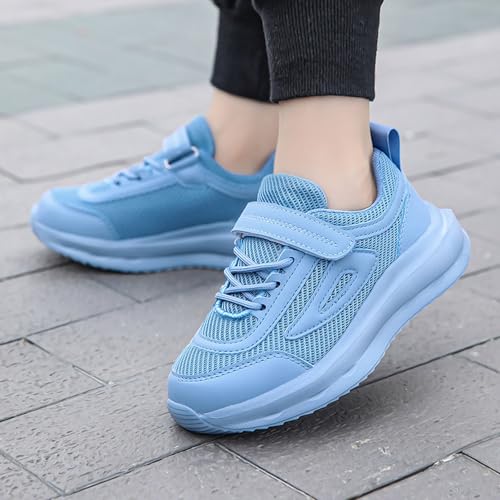 Girls Sneakers Children's Net Breathable Solid Color Flying Woven Sports Shoes for School Casual Lightweight Soft3