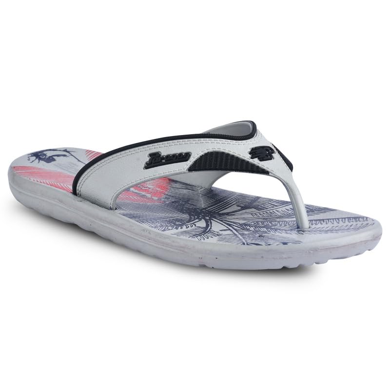 PARAGON EVK3411 Mens Lightweight, Waterproof Grey Flip Flops | Comfortable Slippers with Durable Anti-Skid Sole, Cushioned Footbed & Sturdy Build for Outdoor Use (B0BX9MQJM3) Amazon Price History, Amazon Price Tracker