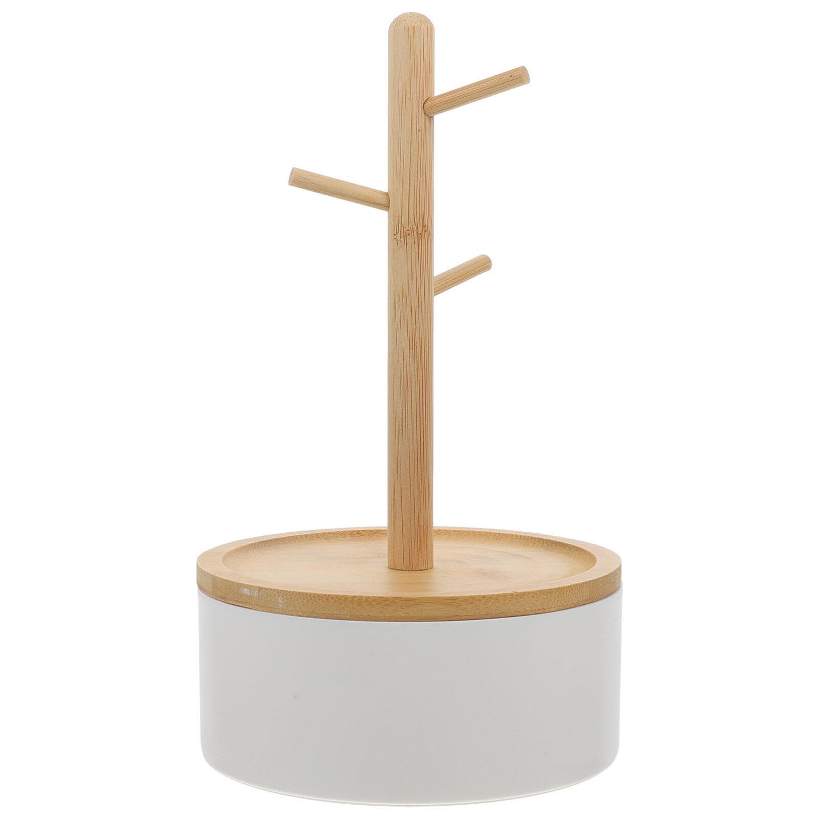 Cabilock Stylish Jewelry Stand Necklace Display Earring Holder Jewelry Stand Compact Storage