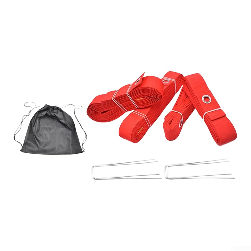 Beachvolleyball Begrenzungslinie 16m Nylon Robust | Dickes Nylongewebe, reißfest, für intensive Spiele, , lange im Freien