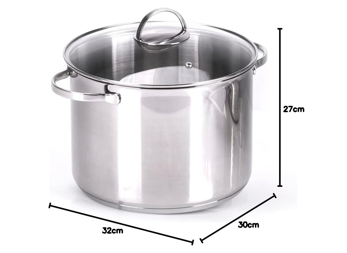 Moneta Pastaiola Allegro Inox 24 cm 7 litri, con doppio cestello, scolapasta e cestello vapore. Per tutti i fuochi, compresa induzione., A01A167502