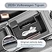 SKTU for 2025 2026 VW Tiguan Center Console Organizer for 2025 2026 Volkswagen Tiguan (S/SE/SE R-Line Black/SEL R-Line) Front Console Tray VW Tiguan 2025 2026 Accessories ABS Anti-Slip Console Tray
