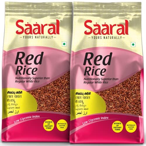 Saaral Unpolished Organic Red Rice (2 Pack x 500 Gms Each) (B08MDBLR6B) Amazon Price History, Amazon Price Tracker