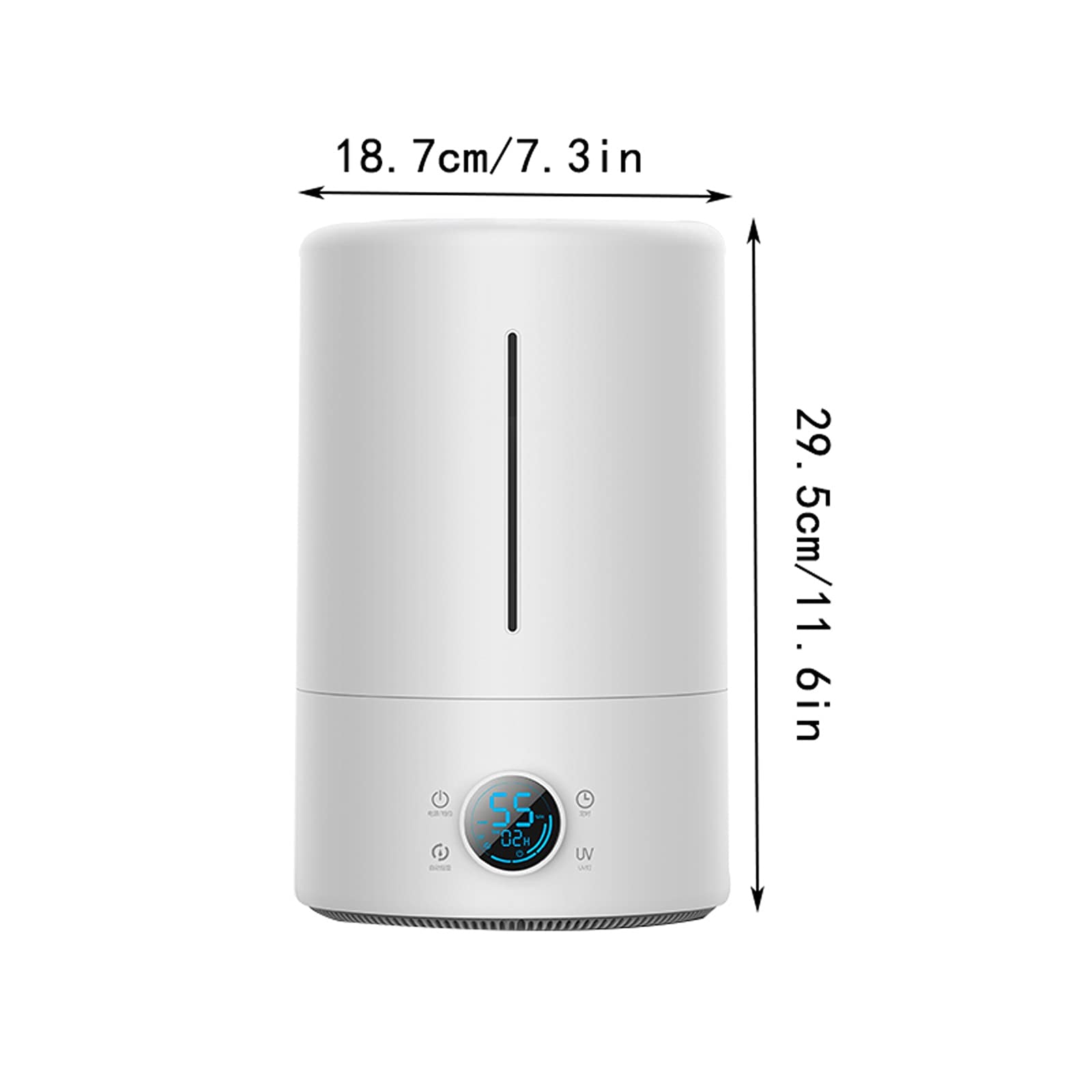 Humidificadores de Aire Humidificador de Niebla Fresco, humidificadores de Aire ultrasónico for bebés de Dormitorio Inicio, Apagado automático, Super Tranquilo Silencioso Humidificadores