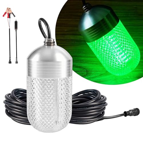 Luckerain 70W 9000LM Underwater Fishing Light 12V...