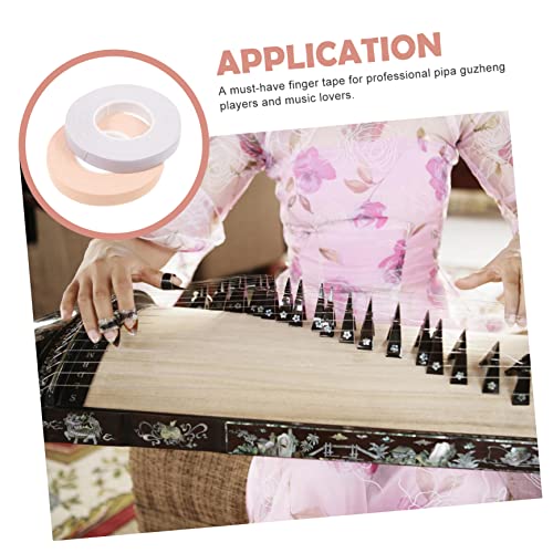 Milisten Professionelle Fingerbänder Für Guzheng Und Pipa Selbstklebend Atmungsaktiv Finger Schutzbänder Für Bühnenperformance Und Musikspieler 2 Stück