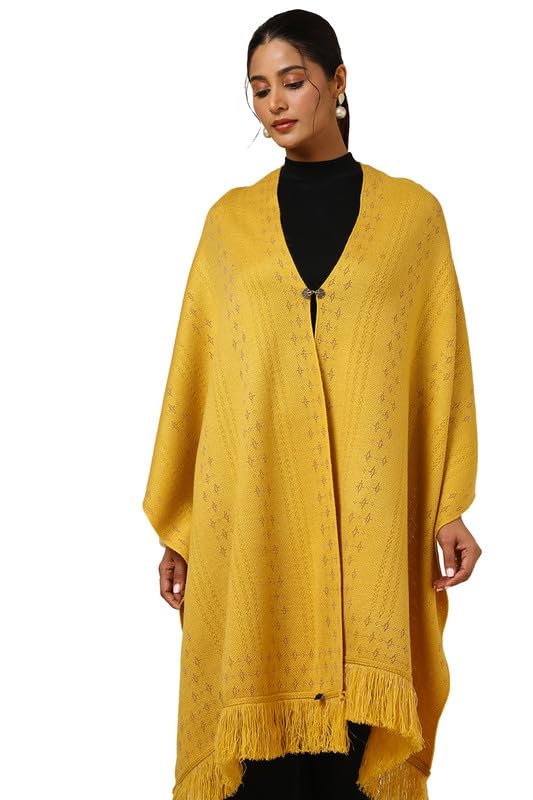 soch Womens Acrylic Woven Design Shawl-picture-23