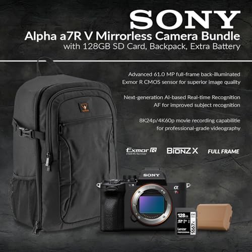 Sony A7R V mirrorless camera