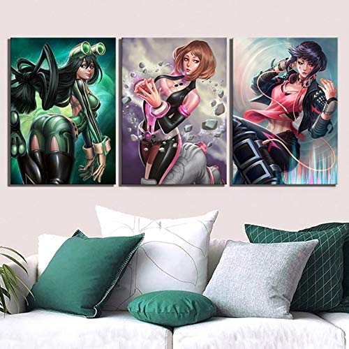 Impression sur toile intissée HD triptyque haut de gamme