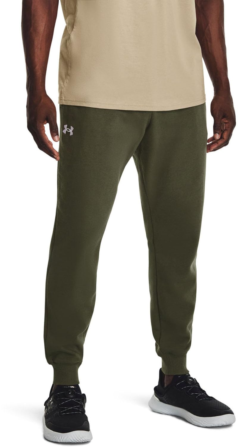 Under Armour Men's (390) Marine Od Green/White Rival Fleece-Jogginghose Trouser, 4XL