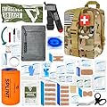 CareTac IFAK Trauma & First Aid Kit with CAT Gen 7 Tourniquet – Military-Grade Tactical Medical Kit Includes Israeli Bandage, Chest Seal, Splint & CPR Mask for Bleed Control, Gunshot Wounds & More