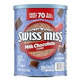 Swiss Miss Milk Chocolate Hot Cocoa Mix Canister, 70 Servings, 4.78 lb