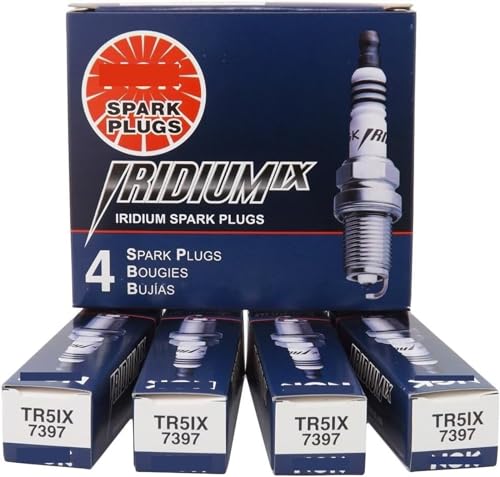 Bougie d'allumage TR5IX Iridium IX en pack de 4 pièces pour moteur