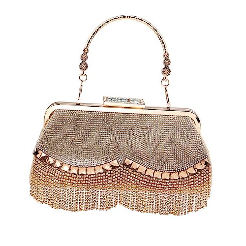Pochette de Soirée pour Femme LIFKOME Sac à Main Chic avec Franges pour Fête