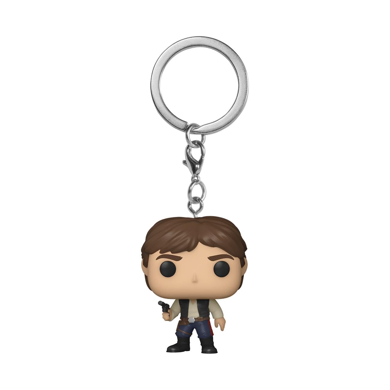 Funko Pop! Brelok: Gwiezdne Wojny - Han Solo Nowość Brelok - Kolekcjonerska Mini Figurka - Wypełniacz Pończoch - Pomysł na Prezent - Oficjalny towar - Fani Filmów - Wystrój plecaka