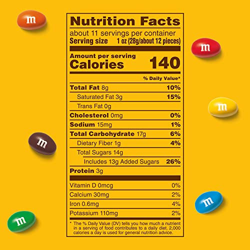 M&M's Peanut Chocolate Candy Sharing Size 10.7-Ounce Bag #TOP7