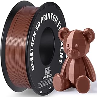 PLA Filament 1.75mm Silk, Geeetech 3D Printer PLA Filament,1.75mm,1kg per Spool,Silk Copper
