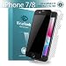 Klearlook [Privacy Series] Anti Spy Filter Featured 3D Curved Full Coverage Tempered Glass Screen Protector, Black Frame with Matte Back Film for Apple iPhone 7 (1+1 Pack)