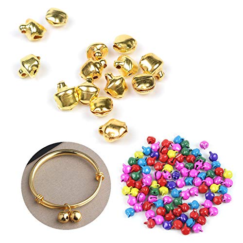 Motzu 1000 Pieces Craft Bells, 6Mm/0.24In Small/Mini Jingle Bell Loose Beads Bell Ornament For Party & Festival Wedding Christmas Decoration, For Handmade Diy Jewelry Making Accessories, Multicolour #TOP4
